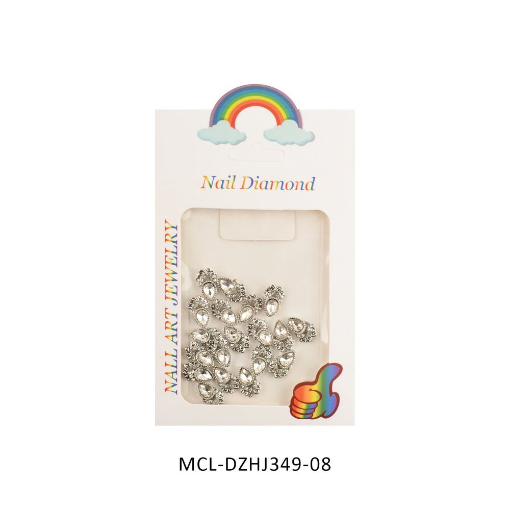 gold butterfly nail charms pack - 10