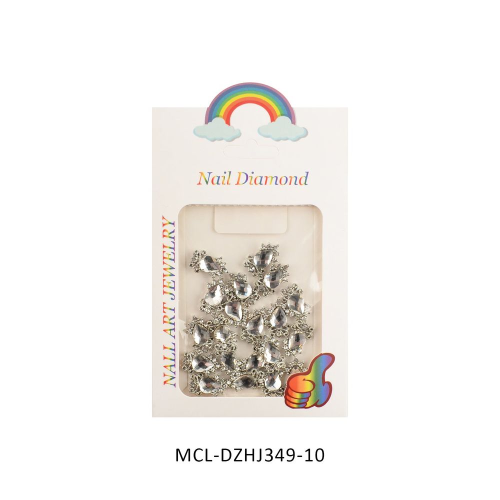 gold butterfly nail charms pack - 12
