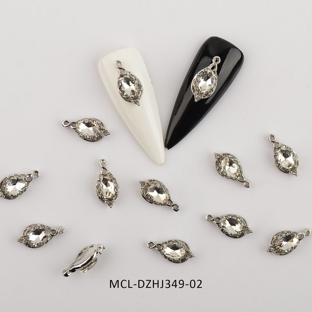 gold butterfly nail charms pack - 14