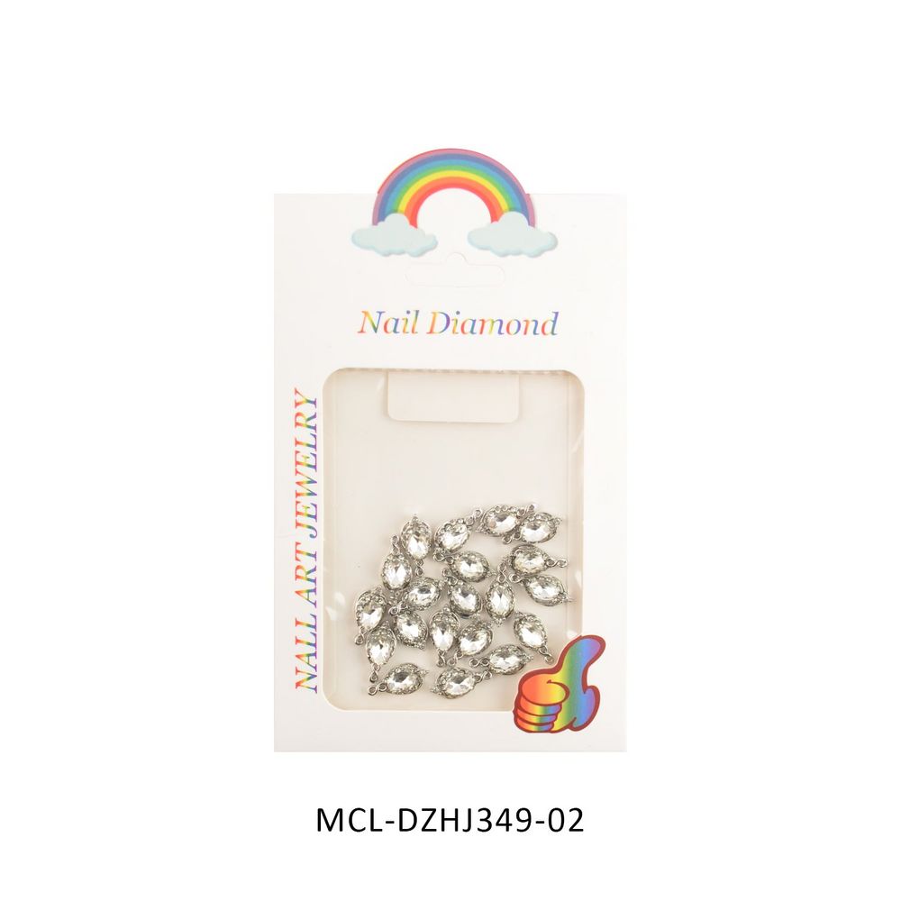 gold butterfly nail charms pack - 4