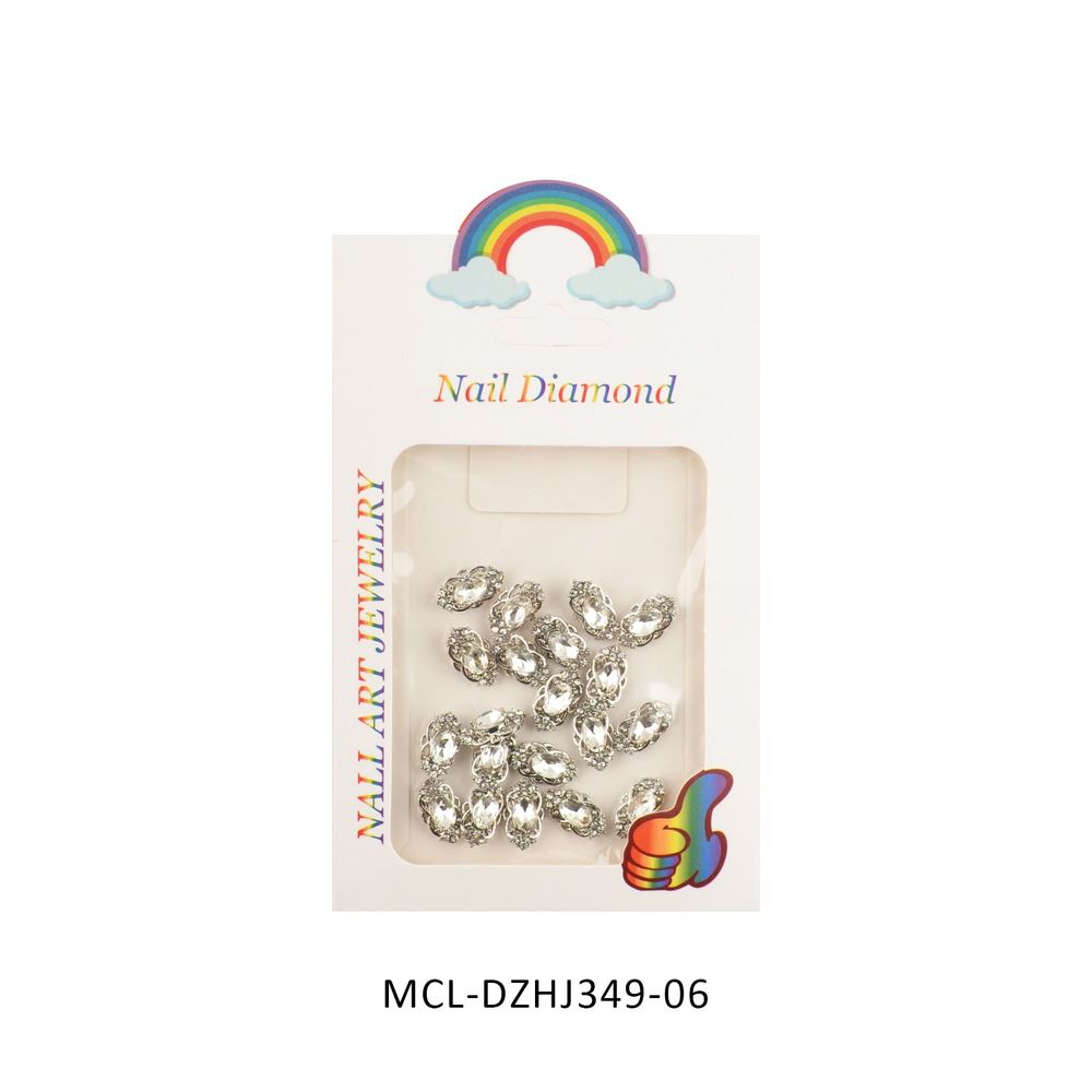 gold butterfly nail charms pack - 8
