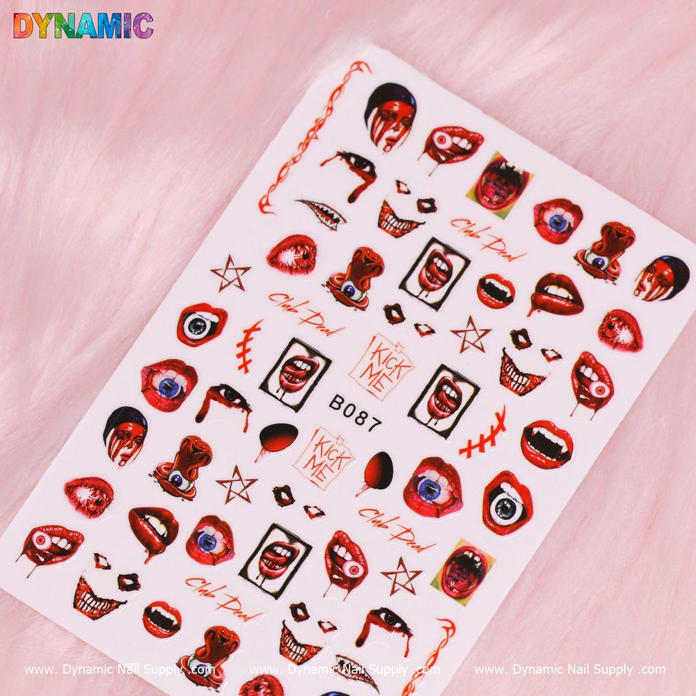 Bloody Halloween sticker sheet - 2