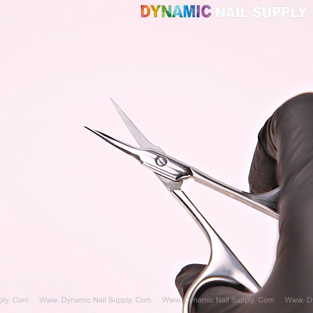 curved tip cuticle scissors stainless steel - 4