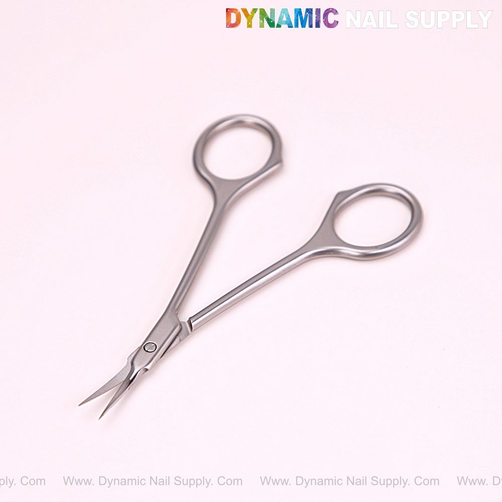 curved tip cuticle scissors stainless steel - 5