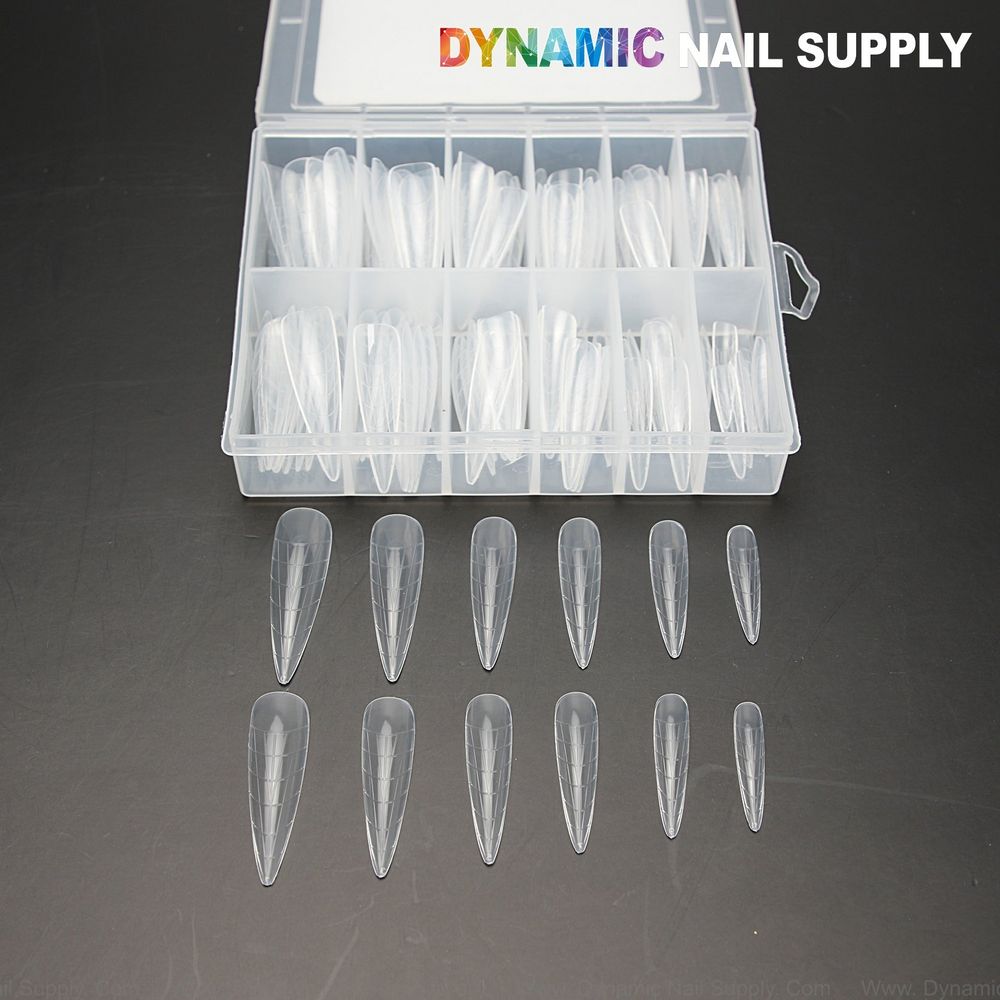 Stiletto dual gel nail forms 120pcs - 4