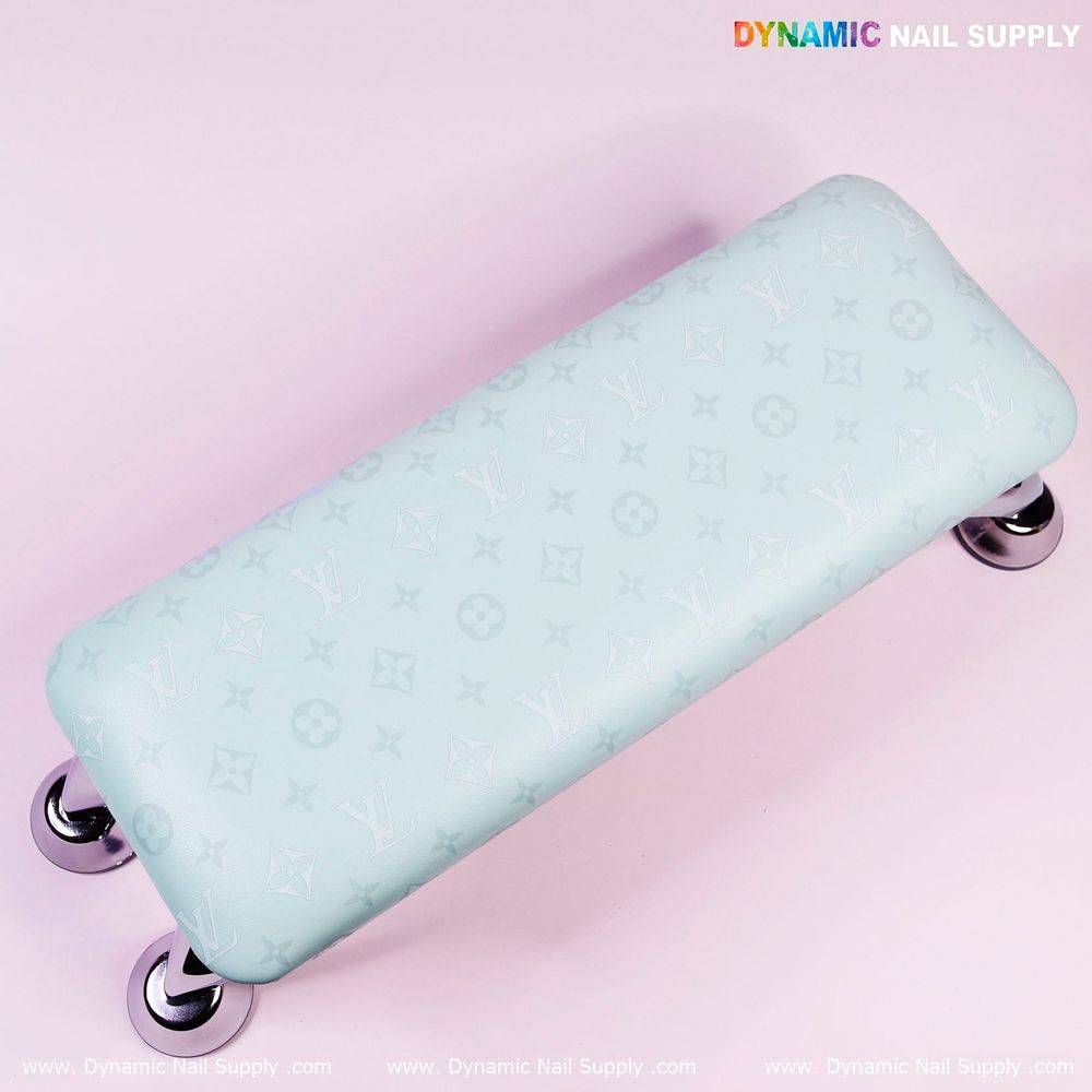PU leather manicure armrest with pillow - 2