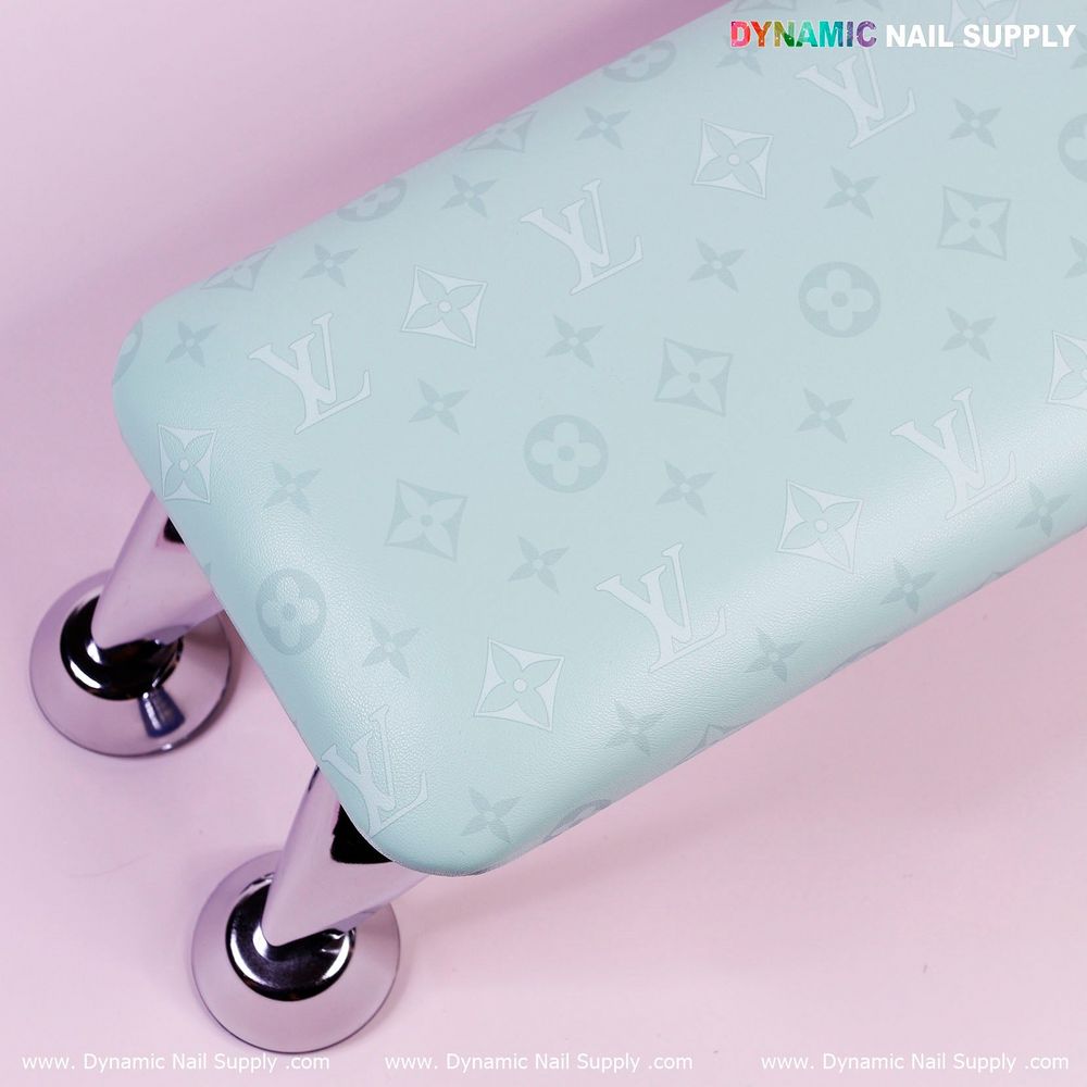 PU leather manicure armrest with pillow - 3