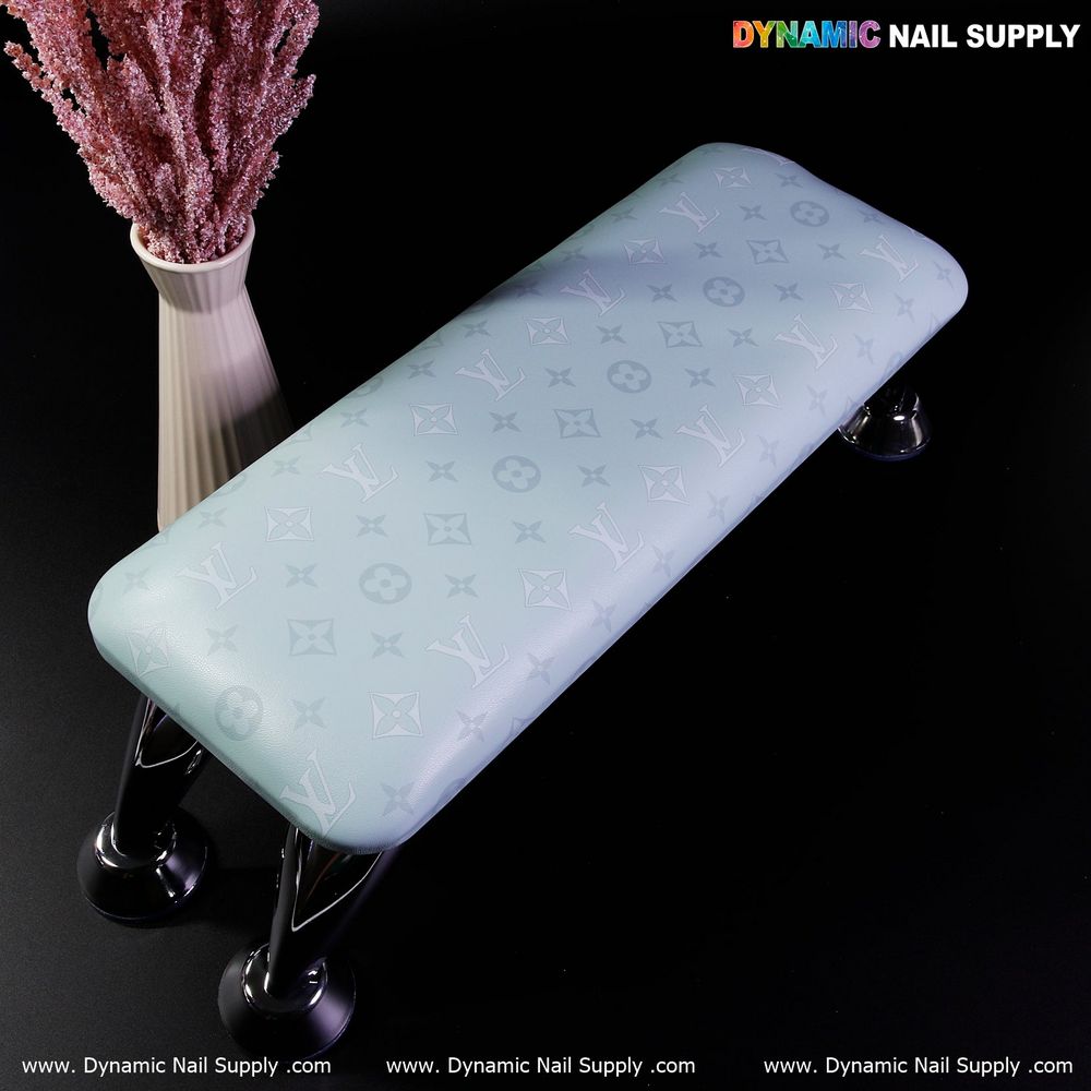 PU leather manicure armrest with pillow - 5