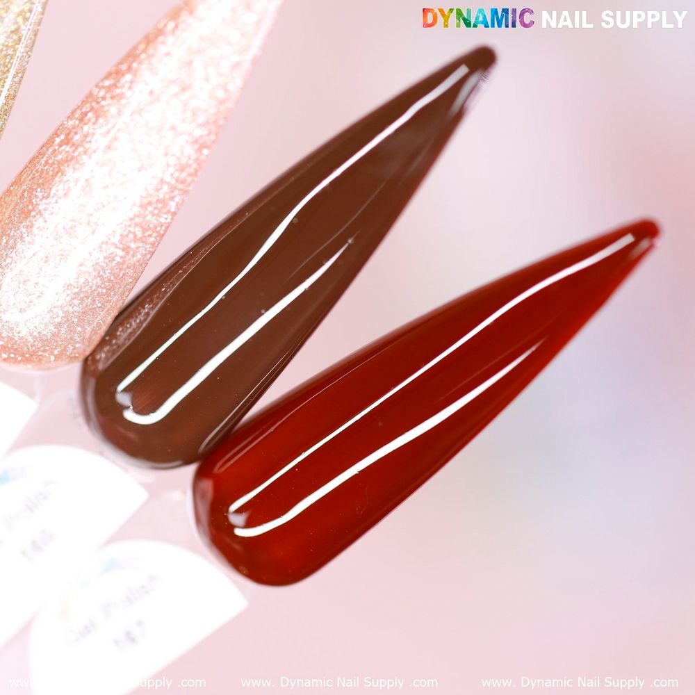 Valentine red gel polish bottles - 3