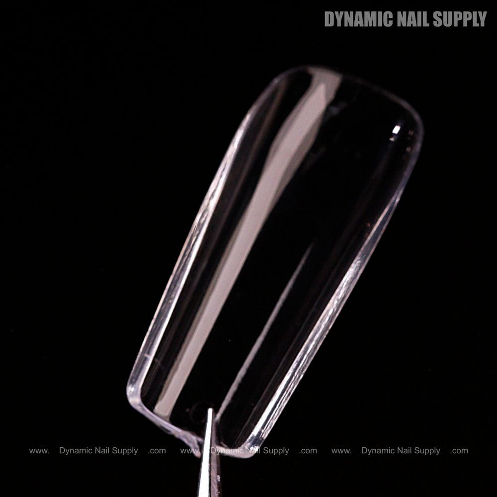 medium square clear gel tips - 5