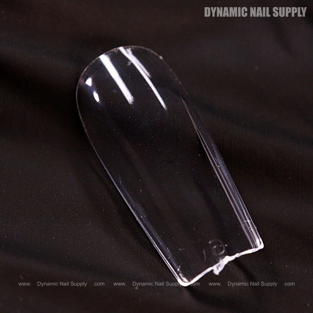 medium square clear gel tips - 9