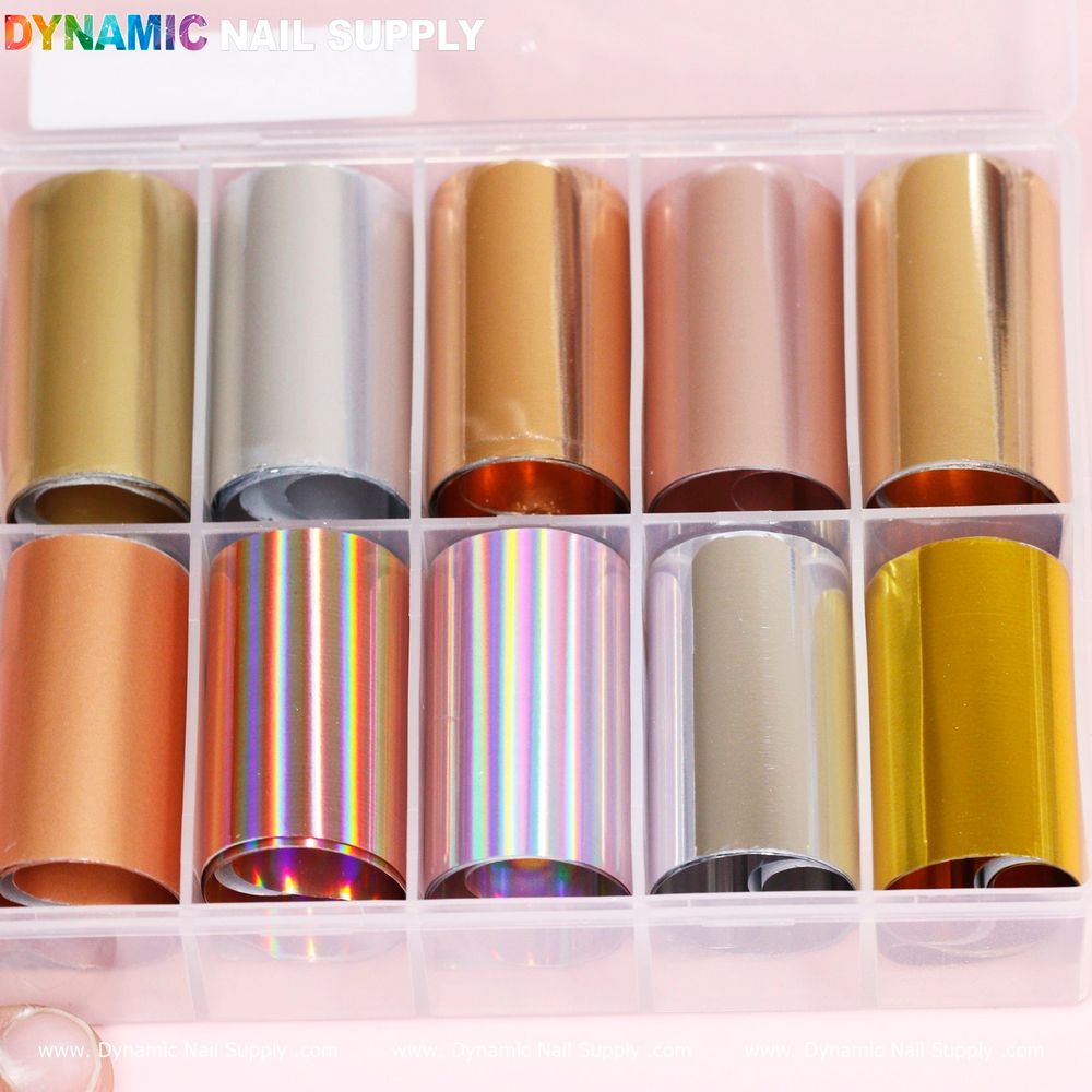 Seasonal Metallic Nail Art Foils — Trend Looks